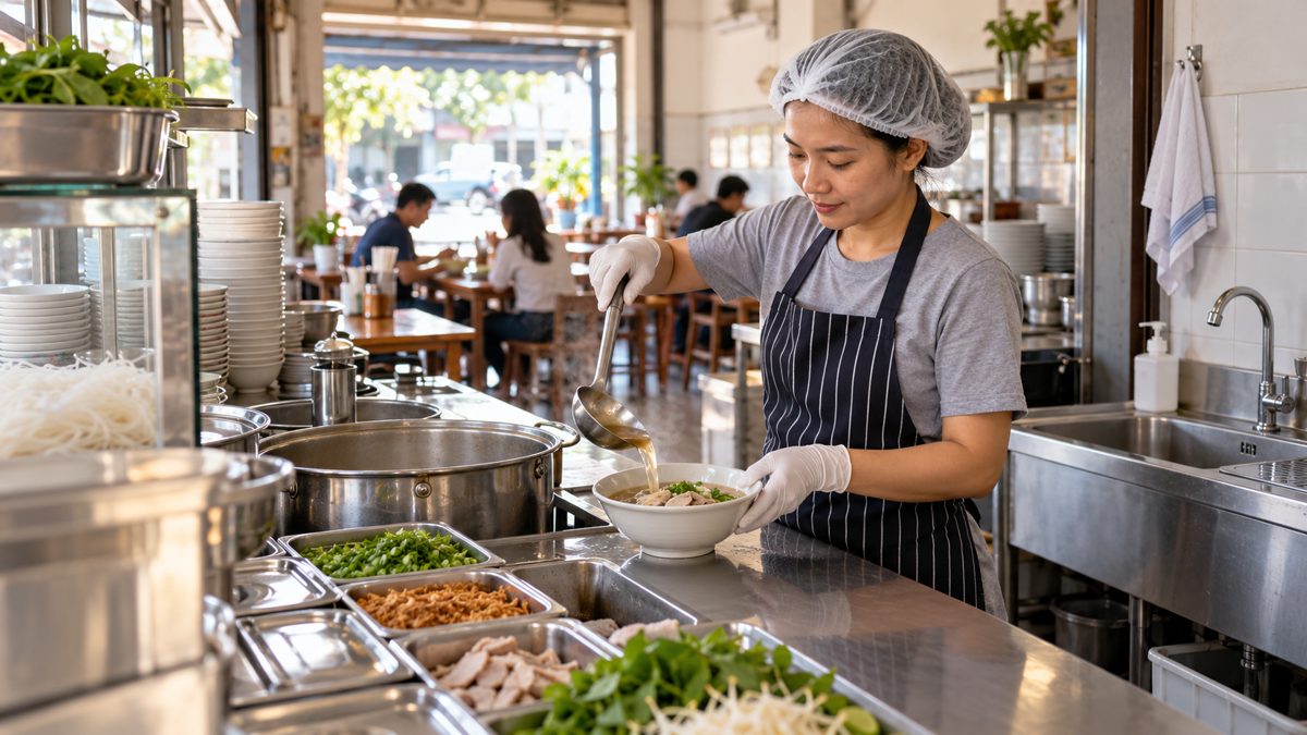 เปิดร้านอาหาร ต้องขออนุญาตอะไรบ้าง ร้านเล็กหน้าบ้าน แผงลอย ขายออนไลน์