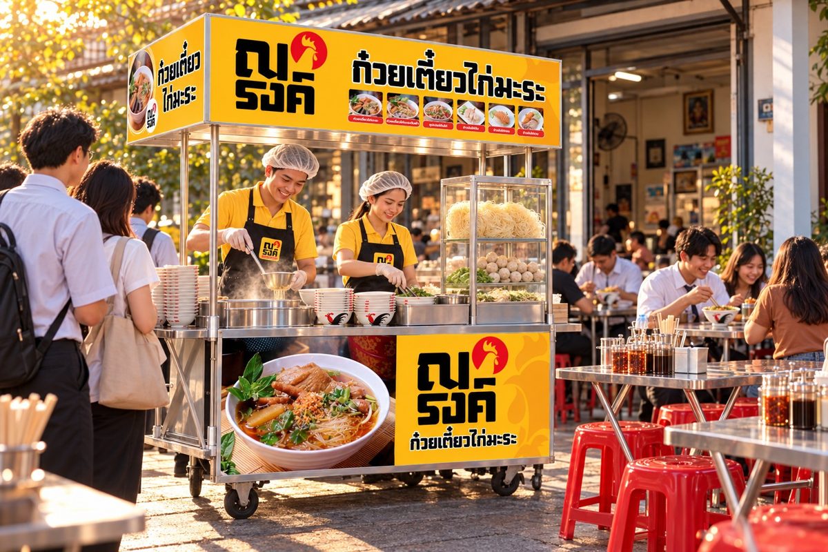 ภาพจำลอง แพ็กก๋วยเตี๋ยวไก่มะระ